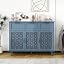 Blue 3 Door 3 Drawer Cabinet