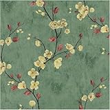 [TAMAÑO Y MATERIALES DE CALIDAD]Tamaño: 44.5x300 cm (área de cobertura 1.335 metros cuadrados).Material: Nuestro papel tapiz está hecho de PVC, duradero al despegar y pegar, resistente al agua y al aceite