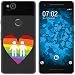 Produktbild PhoneNatic Case kompatibel mit Google Pixel 2 Silikon-Hülle Pride Männer M3