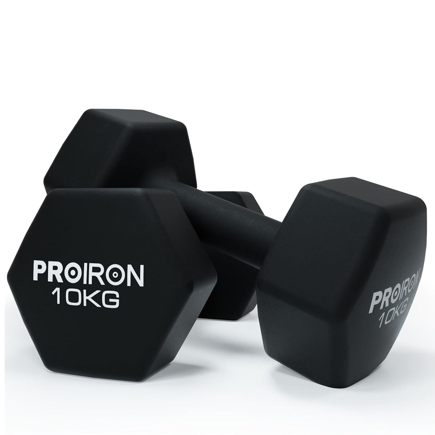 PROIRON Anti-Slip Hex Neoprene Dumbbell for Women Men Gym Home Exercise Arm Hand（ 1kg 1.5kg 2kg 3kg 4kg 5kg 6kg 8kg 10kg）