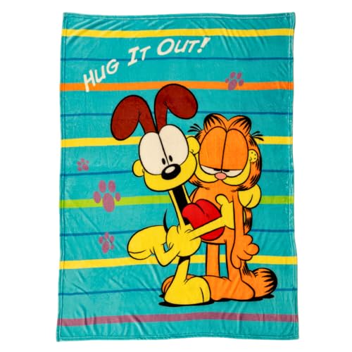 Collectibles Garfield Bedding Super Soft Micro Raschel Throw 46 in x 60 in (Official Licensed Product) by Franco