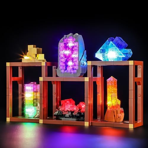 LIGHTAILING Led Light for Lego-21362 Mineral Collection — Easy Install, Hidden Wiring, Home Decor & Gift-Ready (Model Not Included)