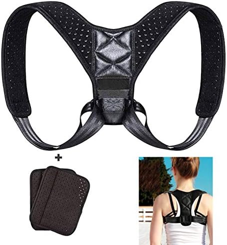 Posture Corrector for Women & Men, Posture Brace, Comfortable Adjustable Back Support Belt, Upper Back Brace for Providing Uncomfortable Relief from Back, Neck & Shoulder Supports(Universal)