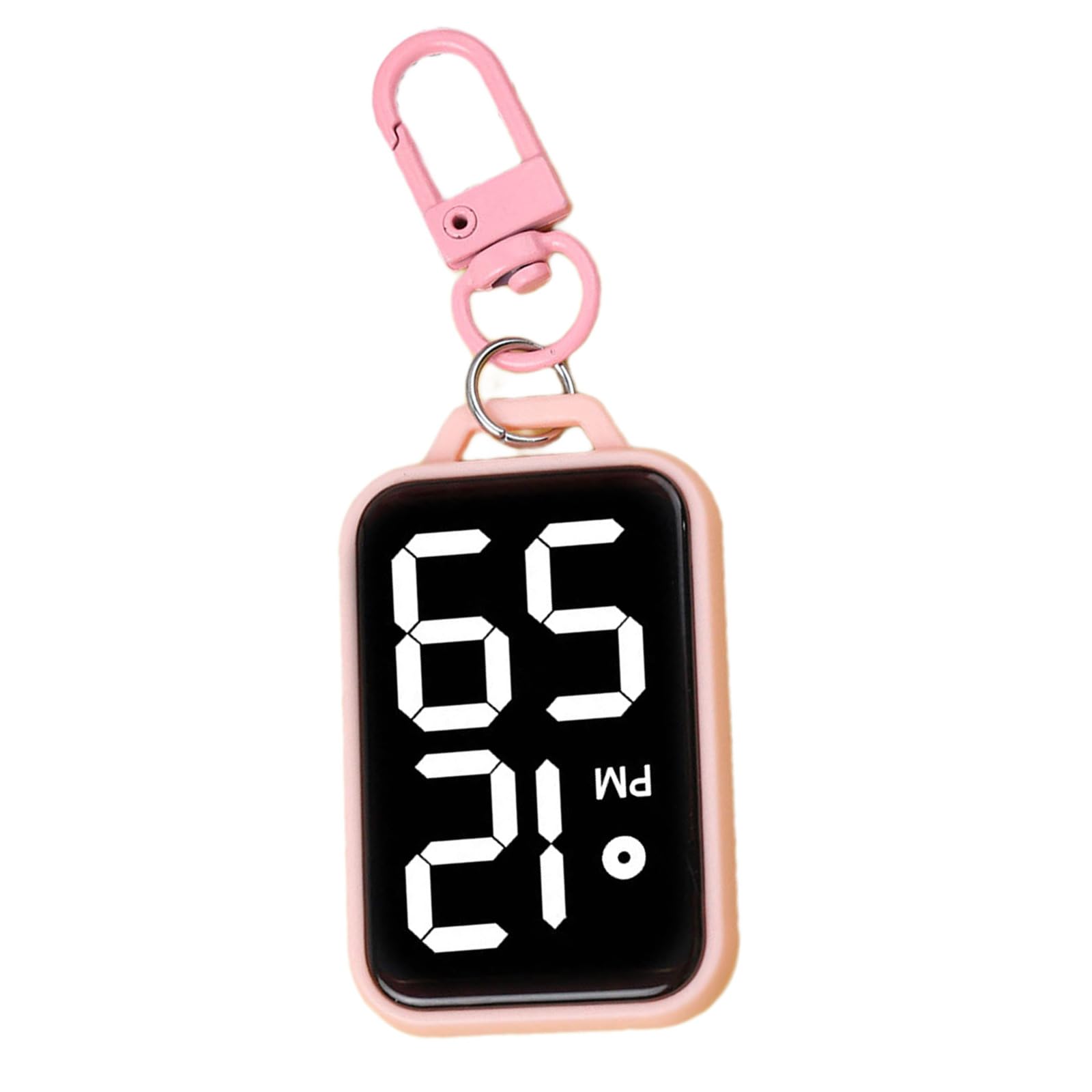 WKabnkn Digital Keychain Pocket Watch Portable Timekeeping Device For Study Exam Miniature LED Electronic Clock Gift Electronic Clock Pendant For Kids