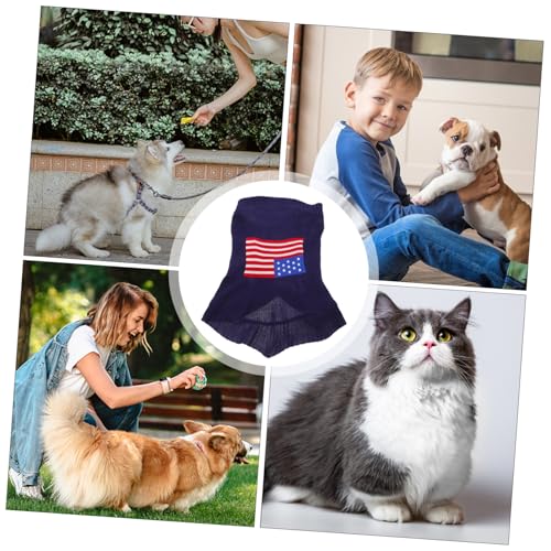 Suéter para perros con bandera americana talla M miniatura 4
