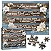 Christian Bible Puzzles for Adults, PICKFORU Jesus Religious Jigsaw Puzzles 1000 Pieces, Love & Faith Puzzle, Challenging Impossible Inspirational Quote Theme as Wall Decor