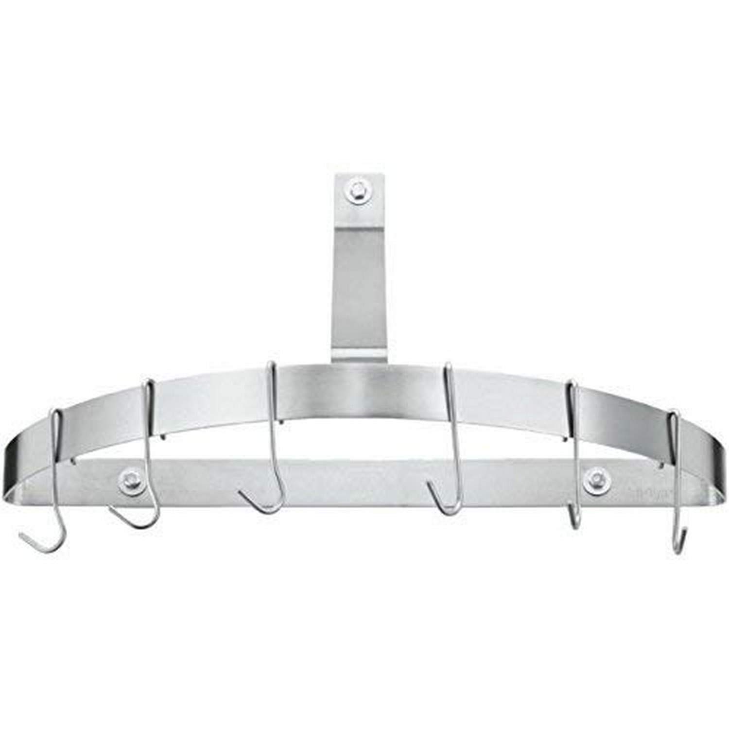 CUISINARTChef's Classic Half-Circle Wall-Mount Pot Rack, Brushed Stainless