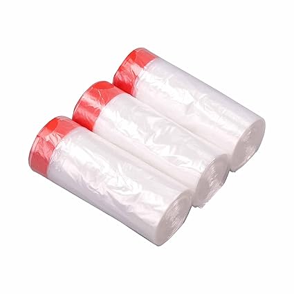 Morcte 100% Biodegradable Compost Bags, 1.2 Gallon, White, 100 Counts