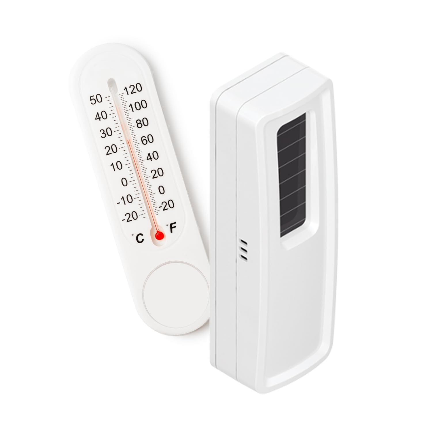 NodOn - EnOcean Capteur de Température Sans Pile Sans Fil | Capteur Temperature Facile à Installer - Discret, Pile Optionnelle - Compatible avec Jeedom, eedomus, MyUbiwizz