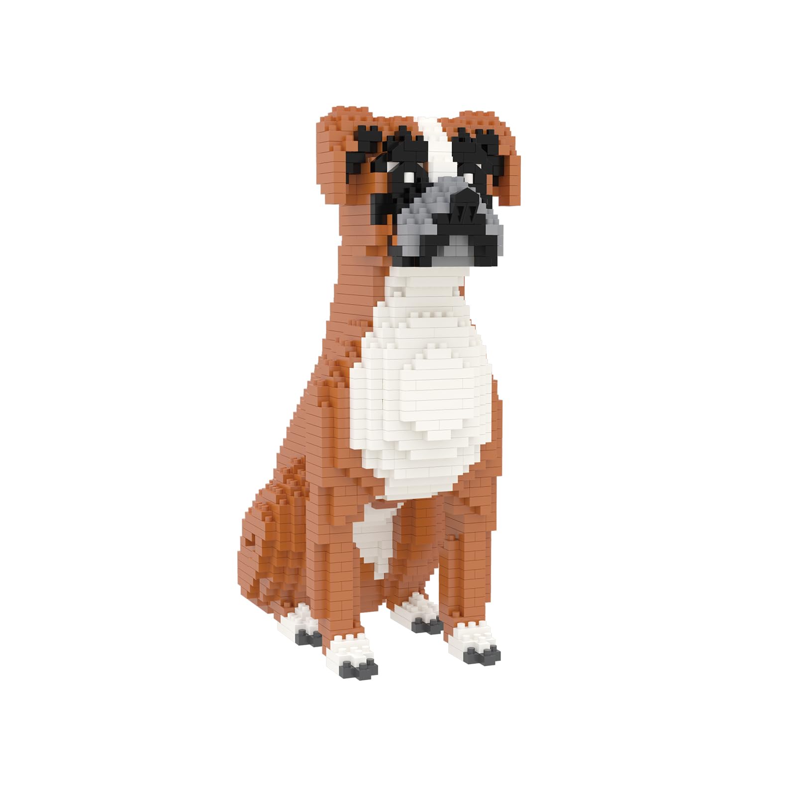 Larcele 1061 Pezzi Cane Micro Costruzioni Bozzello Animale Mini Mattoni Giocattolo KLJM-02 (Boxer)