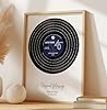Made by Mika Ltd Personalised Vinyl Record Print – Custom Song Lyric Wall Art Gift | A5 A4 A3 Sizes | Choose Colour & Frame | Music Keepsake for Couples, Weddings & Anniversaries (Navy Blue) #1