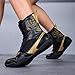 Imagen de BLBK Zapatos de Boxeo para Hombres Calzado de Lucha Combate Boxeadores Juveniles Muay Thai Kickboxing Sparring Entrenadores Respirables Botas de Boxeo zapatillas de lucha para hombres