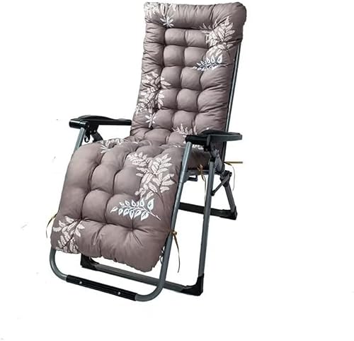 Miniatura 2 de Jaysydd Cojines para silla de tumbona para patio, silla mecedora, cojín para sofá interior y exterior, con lazos y respaldo alto