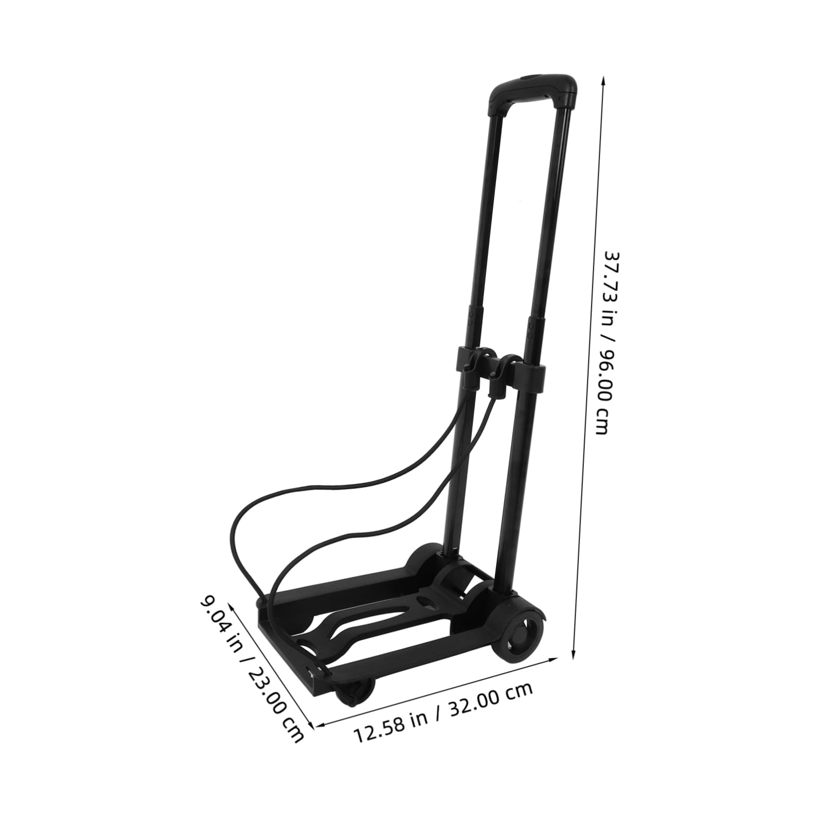 Cabilock Carrello Pieghevole con Ruote Portatile per Spesa Carrello Pieghevole Compatto per Bagagli Robusto per Zaino Leggero per Festival
