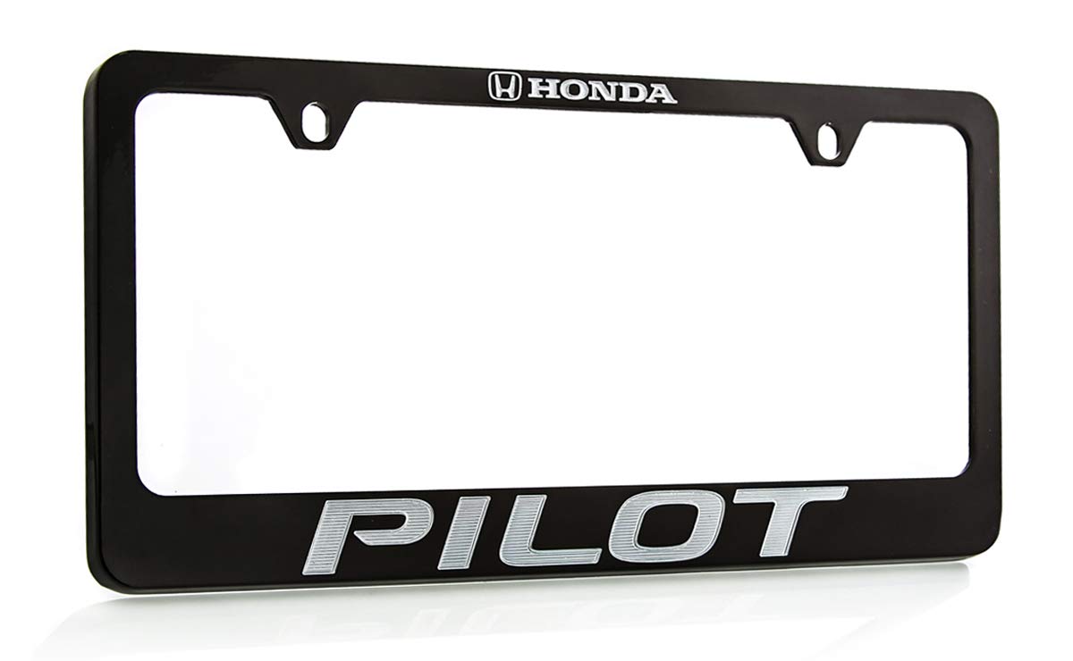 Amazon.com: Honda Pilot Black Powder Coated Zinc Metal License