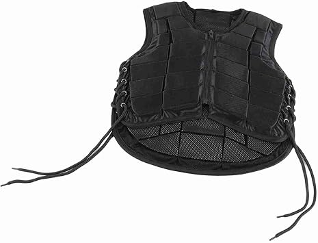 Keenso Equestrian Protective Vest, Horse Riding Training Vest, Lightweight Impact Absorption, Breathable Material, Kids Boys Girls, Safety Performance, Competition Practice