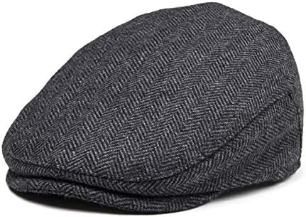 JANGOUL Kids Wool Tweed Flat Cap Herringbone Boy Girl Newsboy Caps Infant Toddler Child Youth Beret Hat Ivy Gatsby Cap (4-5T, Style2)