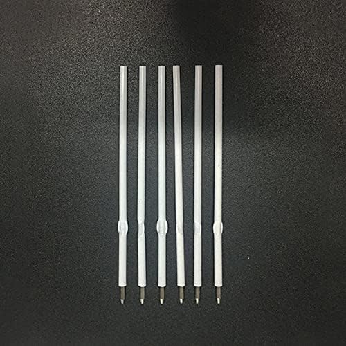 Miniatura 5 de 50 piezas de 0.028 in de color negro reemplazable bolígrafo de repuesto para suministros de oficina escolar (4.2 pulgadas)