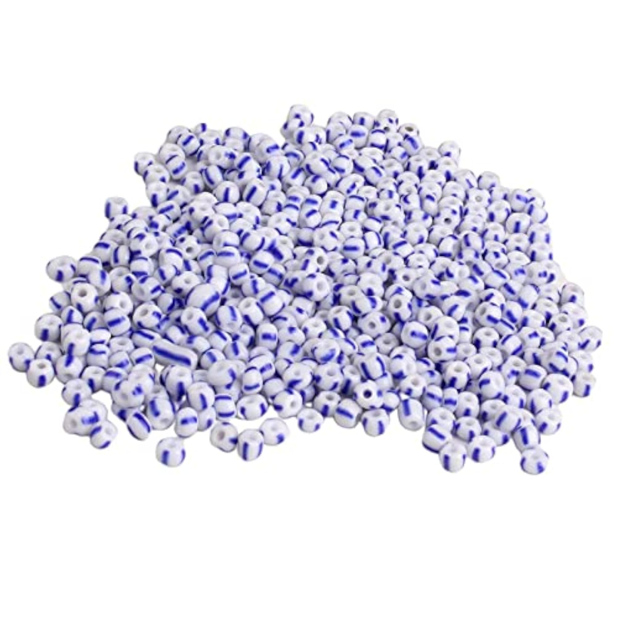 280 Pieces Glass Beads Charms DIY Sweater Chain Jewelry Making