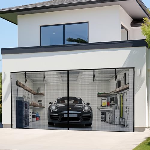 UnBugs Garage Screen Doors For 1 Car Garage - Fits Ireland