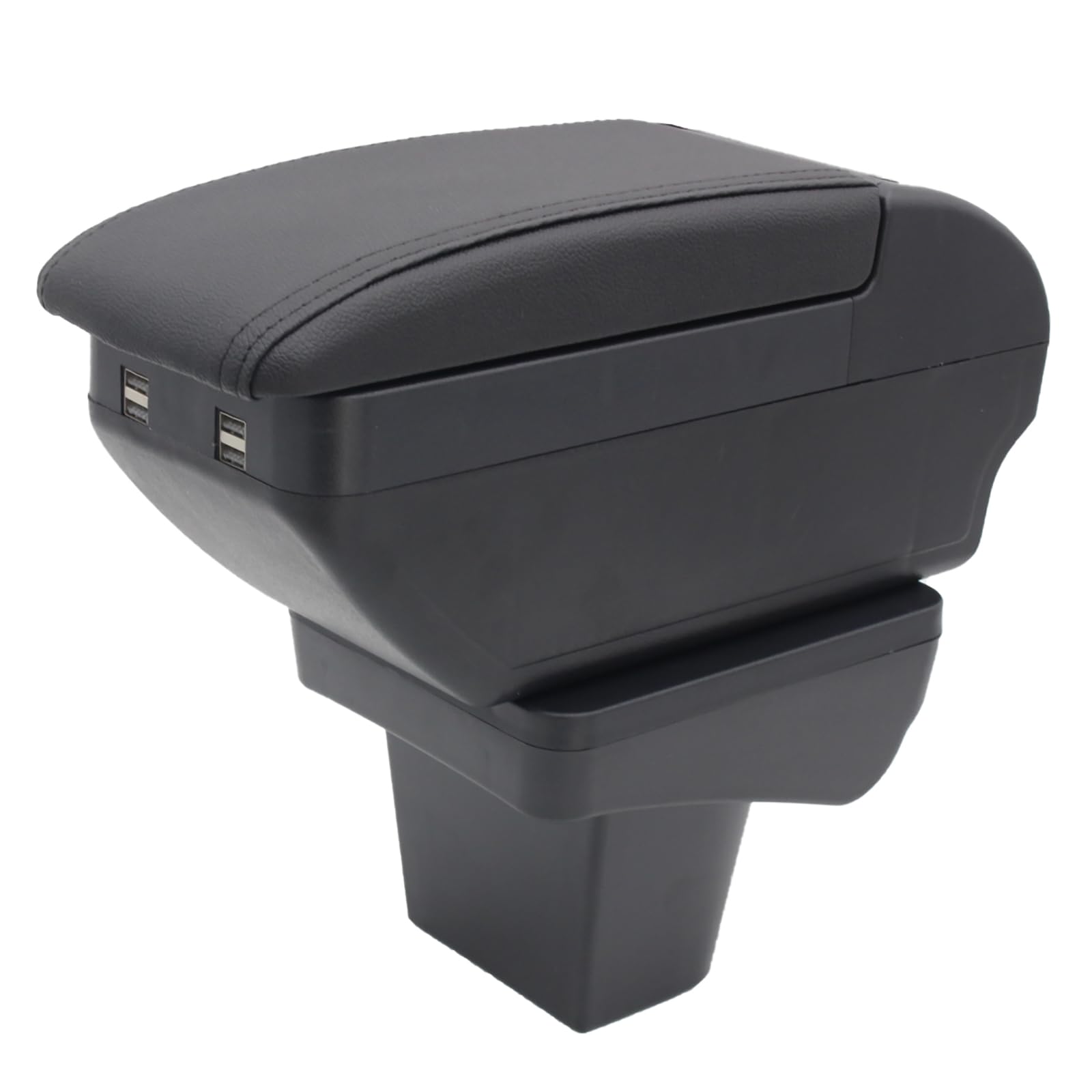 Car Armsteun Center Console Storage Box for Suzuki Vitara 2015-2019 Double Layer Console Center Grote Storage Box Eenvoudige installatie (Color Name : Black Thread