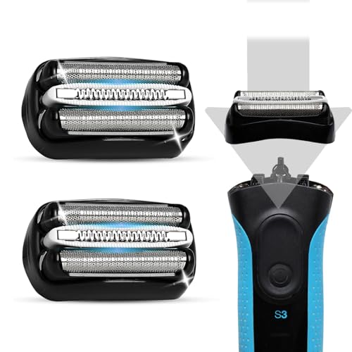 VIDSA 2 Pack 32B S3 Electric Replacement Shaver Head for Series 3 Shaving Razors, Compatible with S3 3040s 3080s-4 370cc 3070cc 3000s 3010, 3090cc Etc.