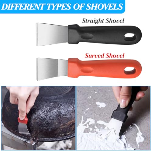 Qcdou Spaltreinigungsbürste, 11 PCS Fugenbürste mit harten Borsten, Multifunktionale Lückenreinigungsbürste, Crevice Cleaning Brush, für Küche, Bad, Fenster, Toilette, Badewanne, Spüle, Haushalt(C)