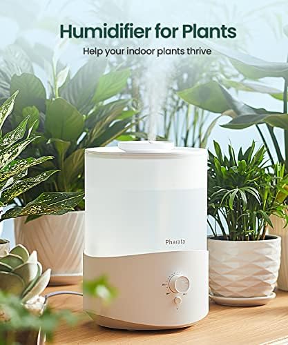 Humidifiers for Bedroom Large Room, 2.5L Cool Mist Humidifier with Essential Oil Diffuser, Top Fill Humidifier for Baby, Home, Plant, Ultrasonic Humidification for whole house, Auto Shut-Off - View 7