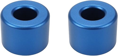 LC LICTOP Soporte de aluminio para bolígrafo, elegante mini soporte de aluminio para bolígrafo para escritorio de oficina (azul mate) 2 piezas