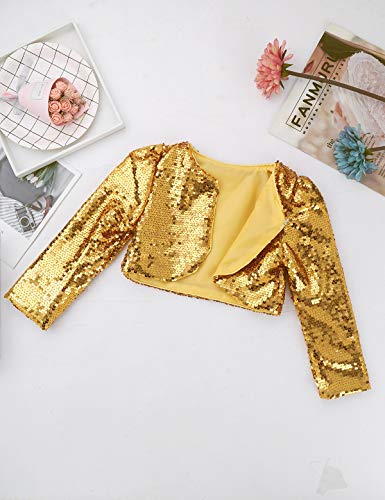 iiniim Girls Long Sleeve Bolero Cardigan Jacket for Dress Wedding Bridesmaid Party Shrug4