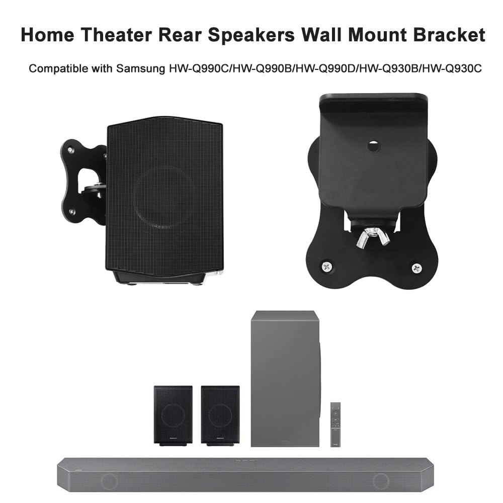 Speaker Stand EBTOOLS Metal Speaker Wall Mount Bracket Set For HW