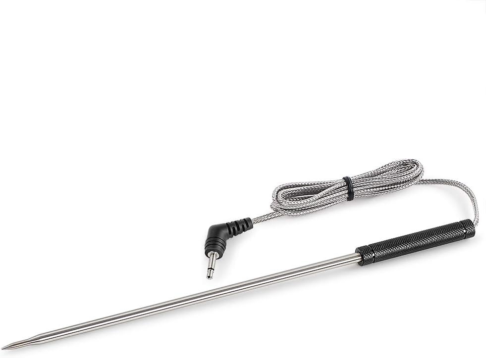 Official ThermoPro Stainless Steel Probe Replacement Stainless Meat Probe for TP25,TP27 (Black)