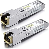 10Gtek [2 Pack] Módulo Gigabit SFP Copper, 1000Base-T