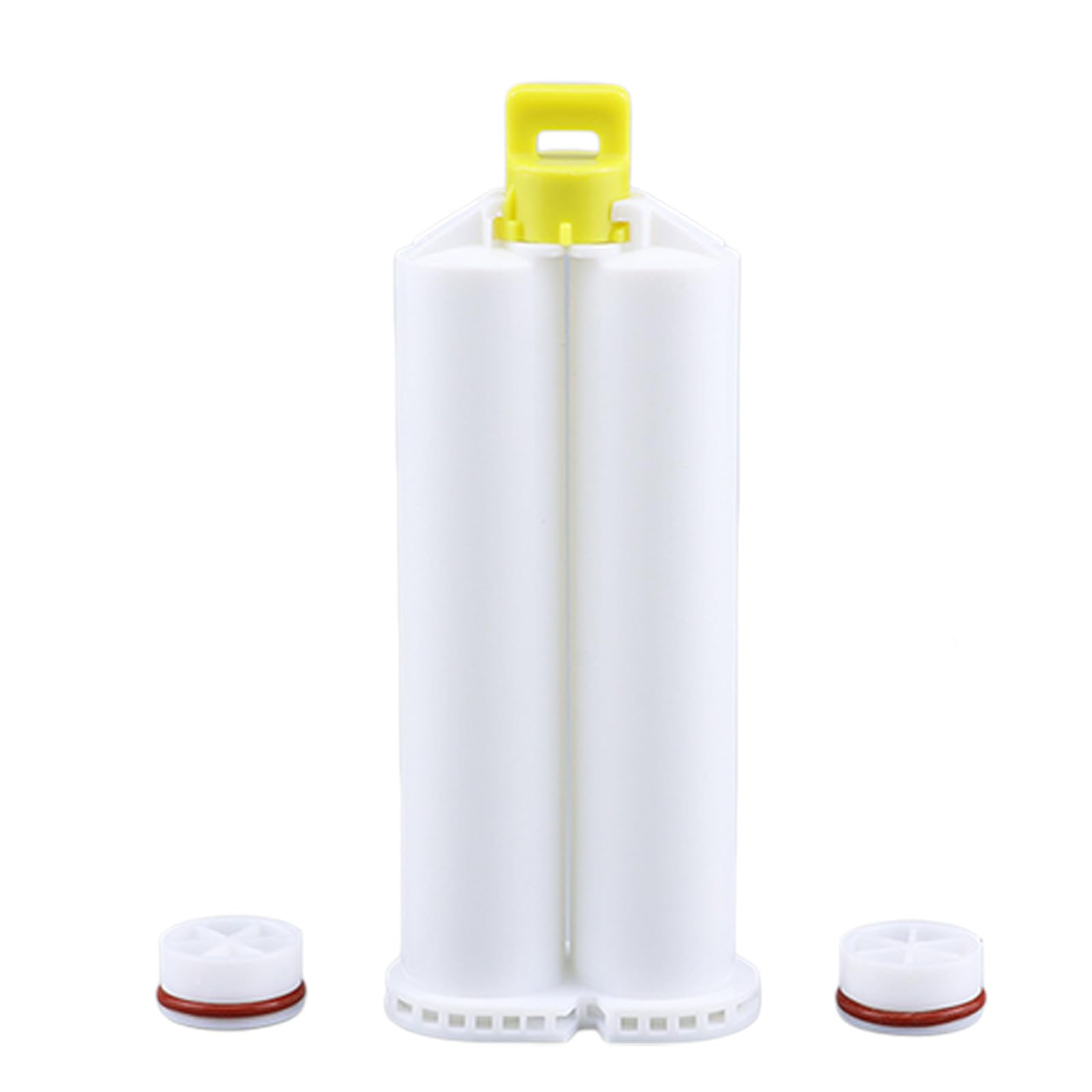 Alloneslife Yellow 50Ml Epoxy Cylinder For Teeth Work And Industrial Bonding With Easy Squeeze Dispenser Home Use Abdominal Epoxy Adhesive Dispenser