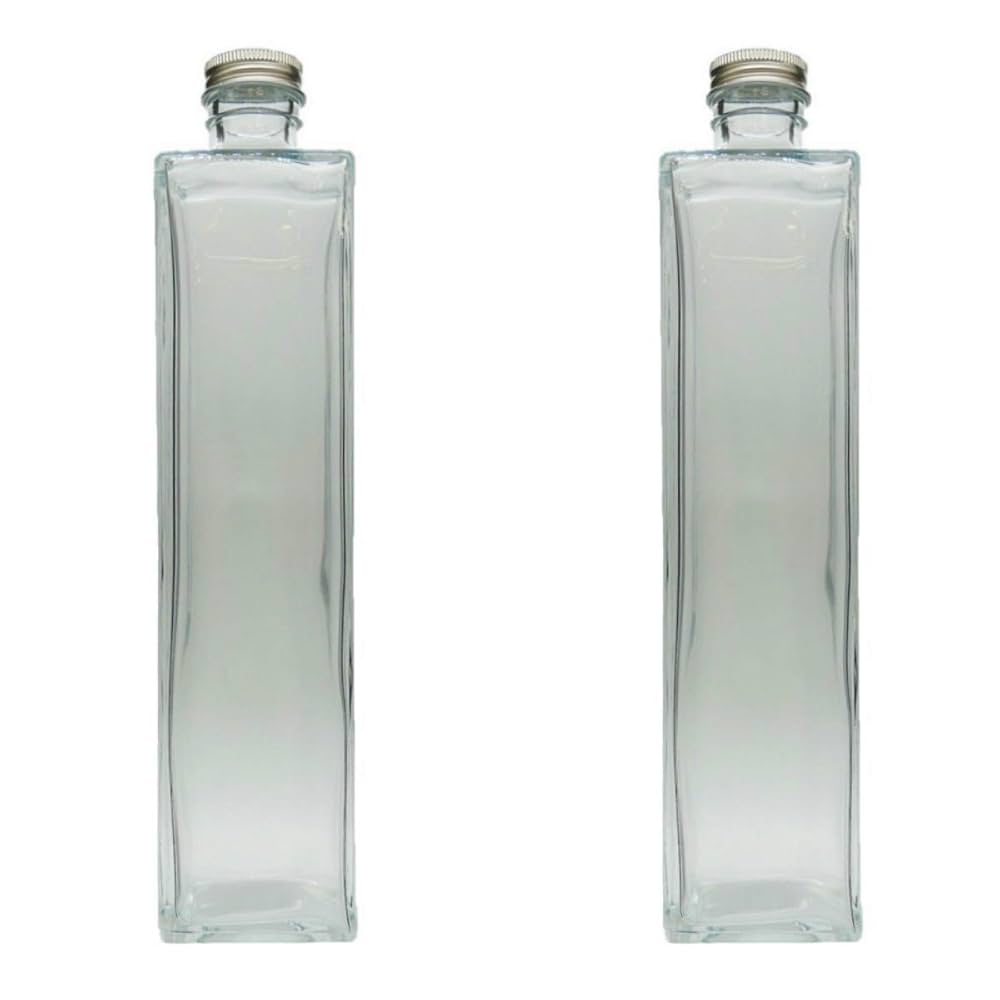 ハーバリウム瓶 角瓶2点セット ケース付き Amazon｜横浜ハーバリウム弐番店 ハーバリウム 瓶 四角 500ml 2