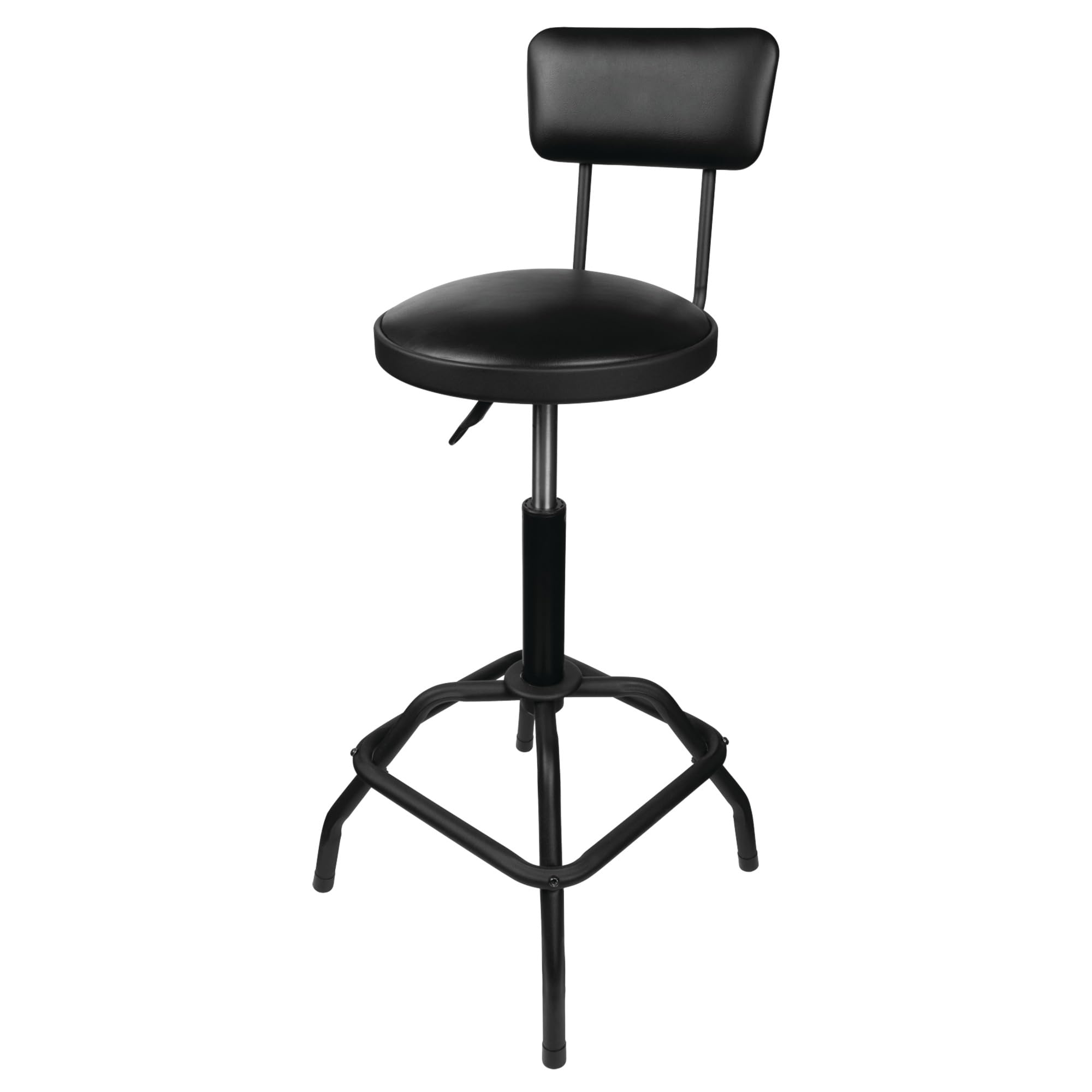 Performance Tool W85016 Pneumatic Shop Stool with Removable Backrest
