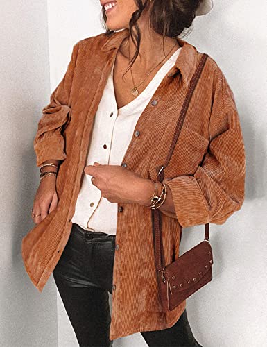 Saslax-Womens-Corduroy-Shirt-Long-Sleeve-Oversized-Button-Up-V-Neck-Blouses-Tops-Loose-Shacket-Jacket