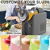 Commercial/Home Slush Maker with Rapid Cooling Modes, Auto-Cleaning, 5 Preset Programs, 1.8L Fro-Zen Beverage Making Machine for Bars Cafes Hotels Restaurants Black