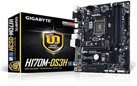 Bundle: GIGABYTE GA-H170M-DS3H + Core i5 6600K (4 x 3.5GHz) + 32GB DDR4 2133MHz Memory