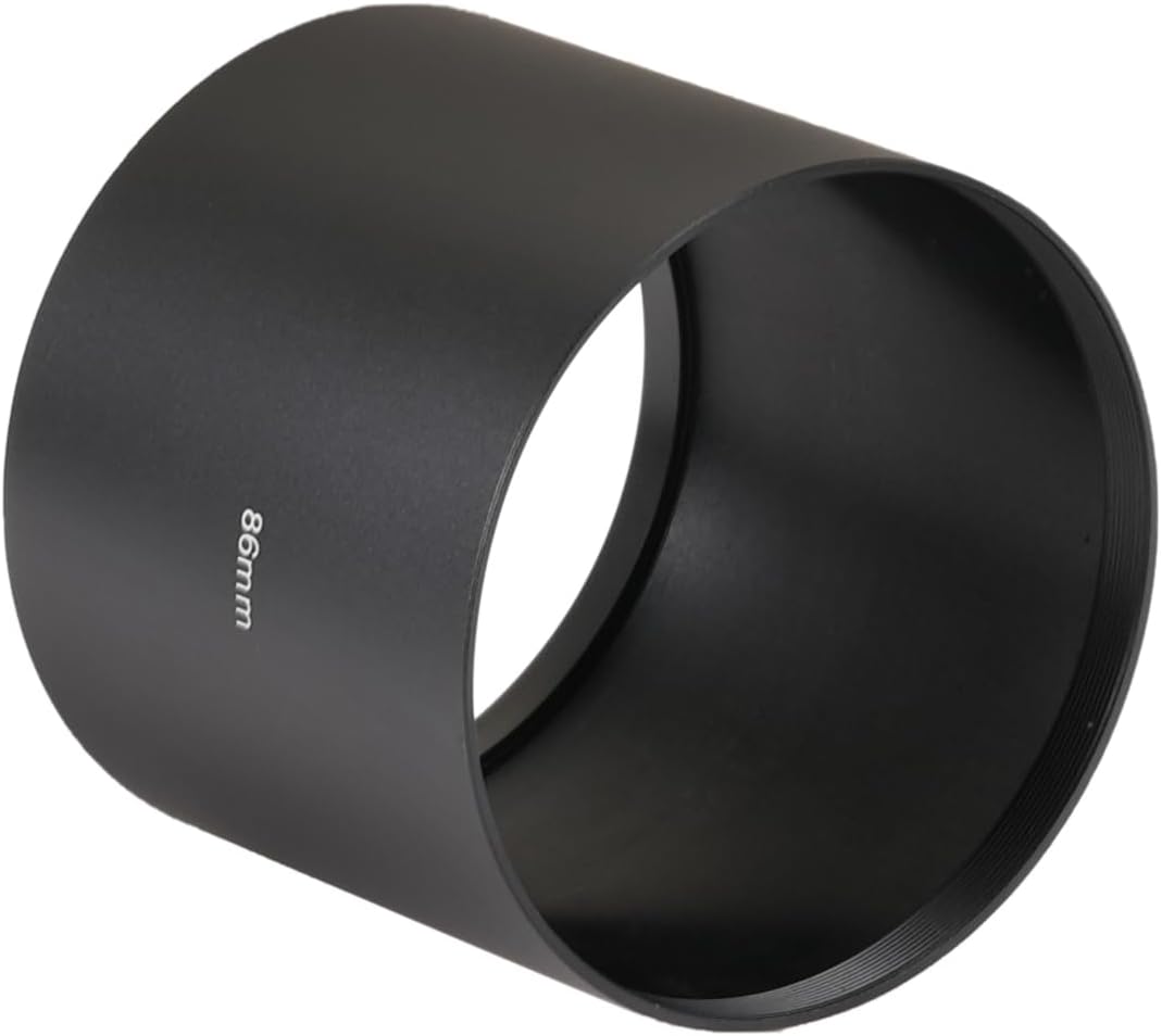 FocusFoto 86mm Long Metal Telephoto Tele Lens Hood Shade
