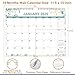 2026 Calendar - Calendar 2026 from January 2026 - December 2026, 12 Months Calendar with Premium Paper, Twin-Wire Binding & Hanging Hook, 12