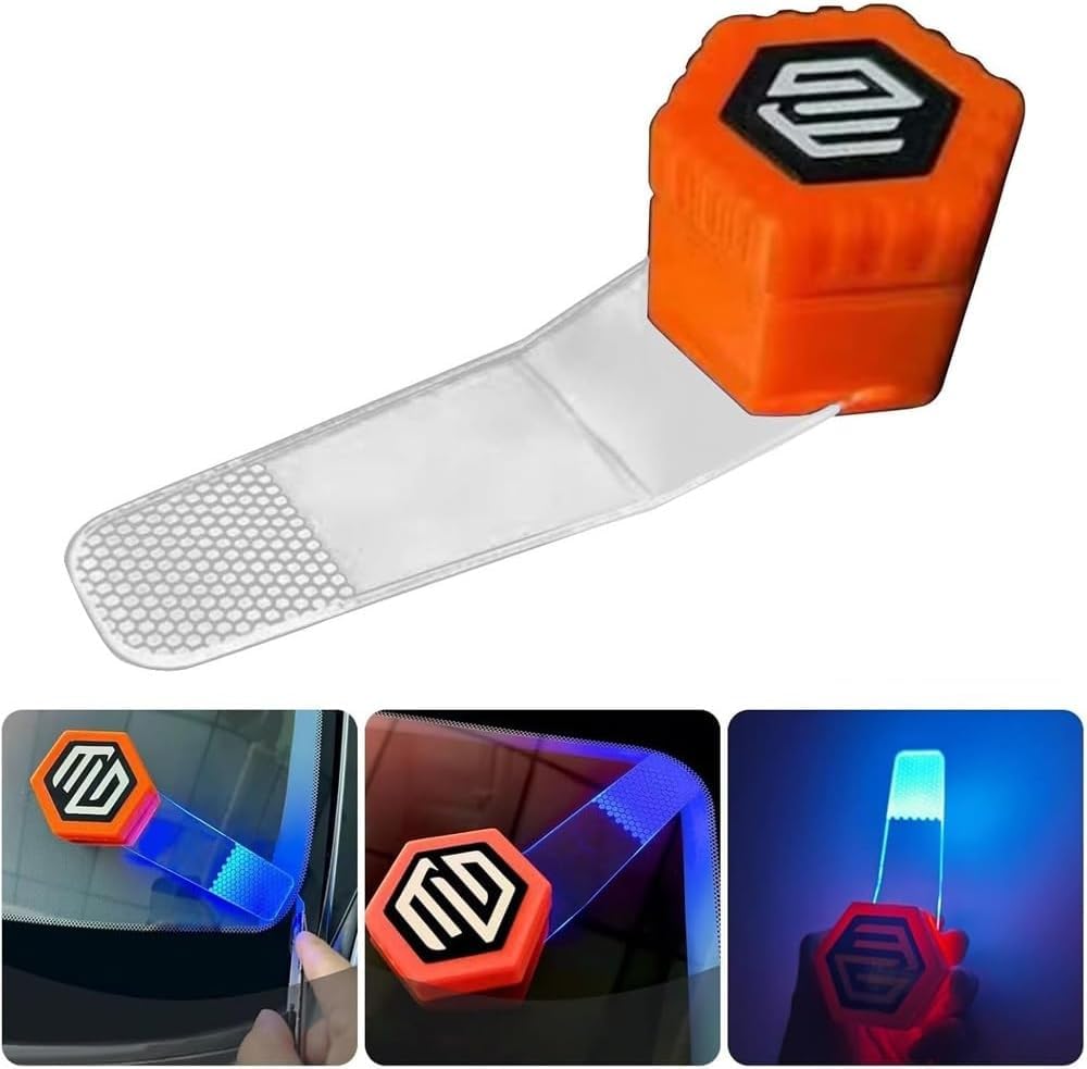 Luz de Tintado Cut Right, luz LED con imán para Tintado de Lunas, Herramienta Recargable y Resistente a los arañazos para Cortar láminas de Tintado de Lunas y Realizar Trabajos en los Bordes Green