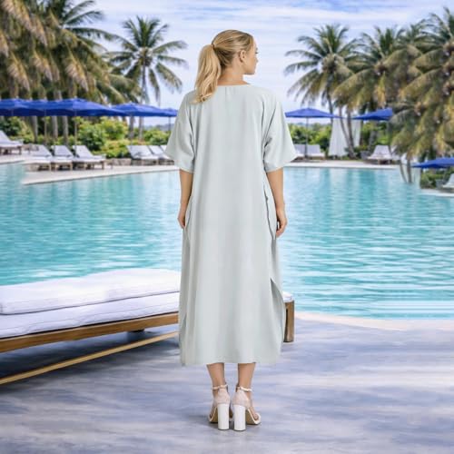 Image of Miss Lavish London Women's Kaftan- Kaftan Dress for Casual, Party, Evening, Vacation and Everyday Wear