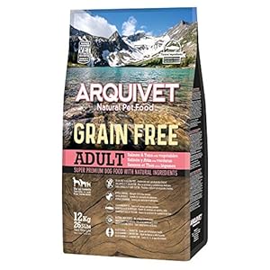 Arquivet Grain Free – Adult Salmón y atún con Verduras, No Aplica, 12 kg (Paquete de 1)