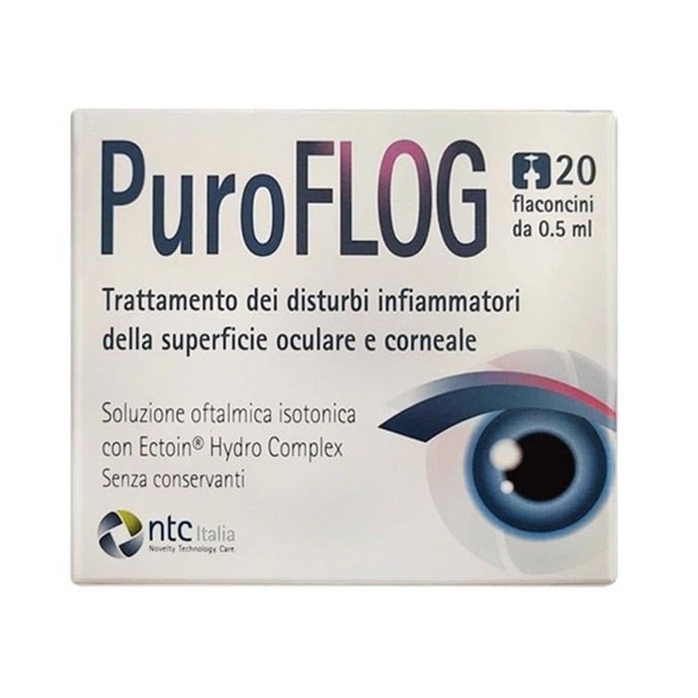 NTC Puroflog Soluzione Oftalmica Isotonica, 20 flaconcini