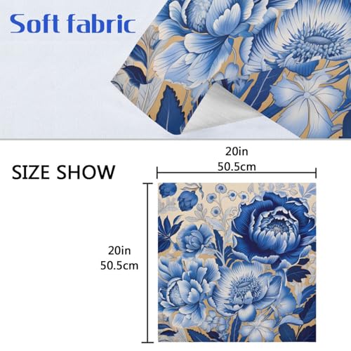 Servilletas de tela multicolor 20x20 in pack x6 miniatura 6
