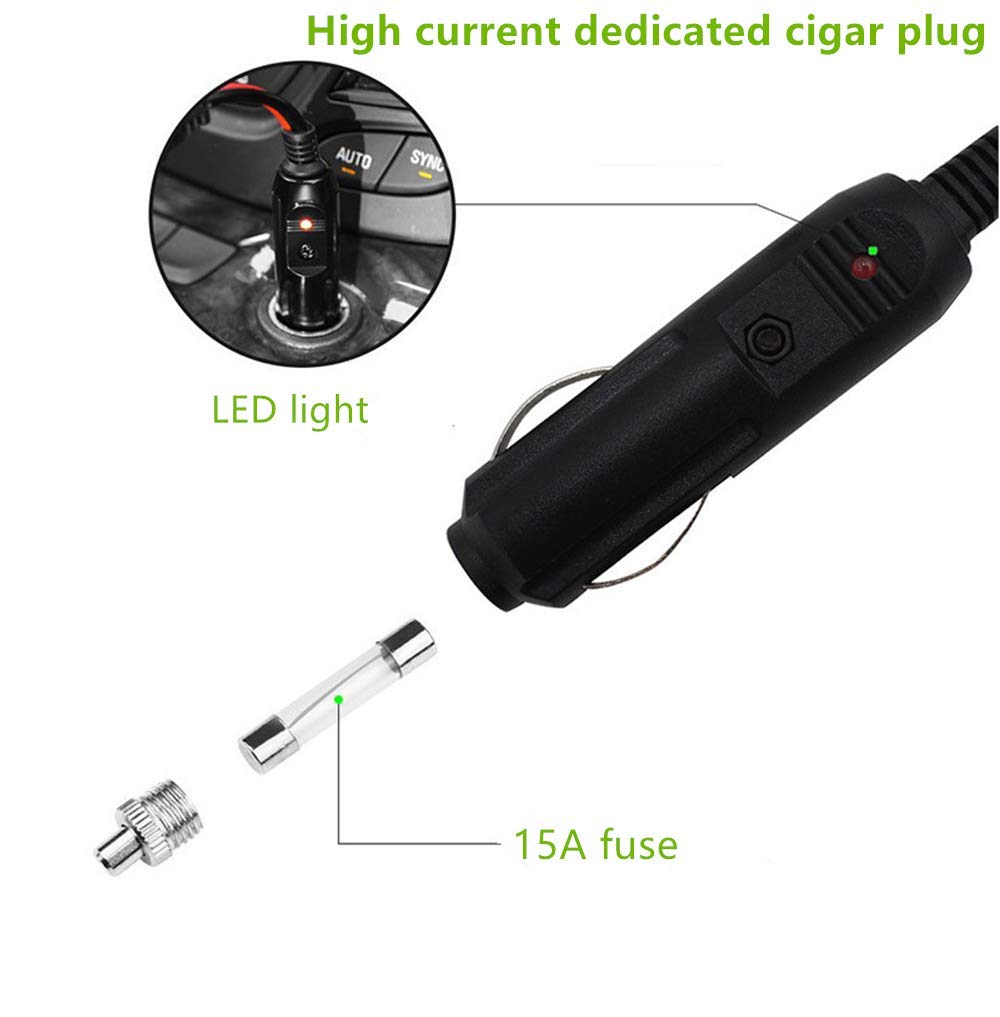 Presa Accendisigari Auto 12V/24V Con Cavi – Kit Fai Da Te Con Fusibili E Terminali – 15A - 2