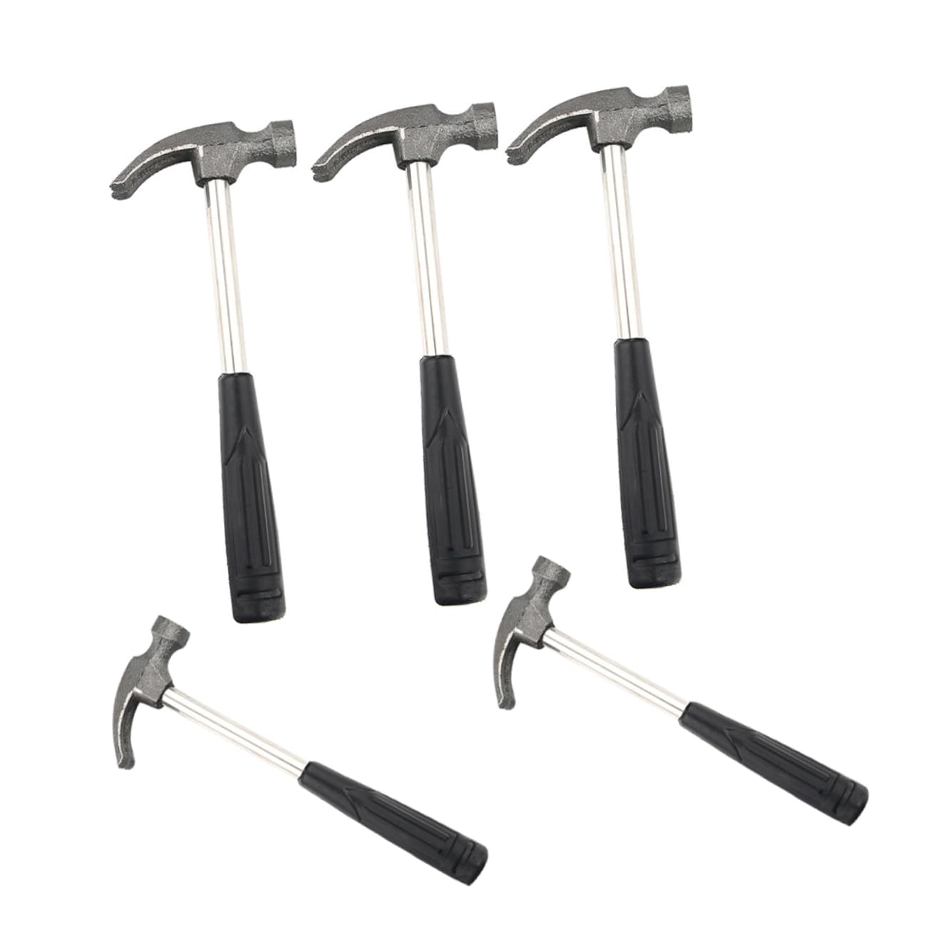 Toddmomy Martillo De Garra Metálico Mini 5 Piezas Para Reparación Familiar, Herramienta De Instalación Mango Antideslizante, Uso Doméstico y Bricolaje, Resistente y Práctico