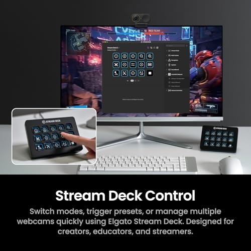 Image of Insta360 Link 2C Pro Creator Bundle - 4K Webcam for PC /Mac, 1 /1.3 inch Sensor, Low-Light, Auto Framing, HDR, Directional Noise-Canceling Mics, Supports Stream Deck, Zoom, Teams, Twitch for Streaming