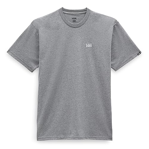 Vans Mini Script Camiseta, Hombre, Gris (HTHR),